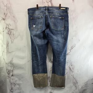 Anthropologie Blue Straight Leg Jeans